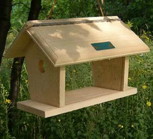 Wooden Bluebird Feeder-Hang Or Post-Mount 2 Wooden Bluebird Feeder-Hang Or Post-Mount - Image 2