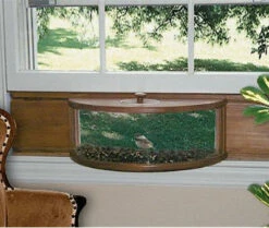 Panoramic Window Feeder With Mirror
