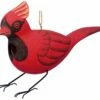 Cardinal Wooden Birdhouse