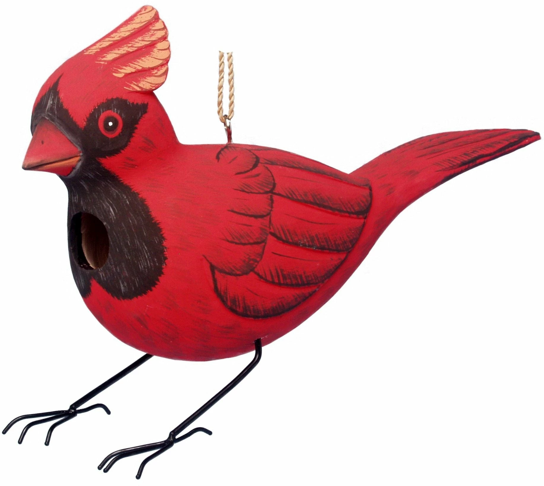 Cardinal Wooden Birdhouse 1 Cardinal Wooden Birdhouse