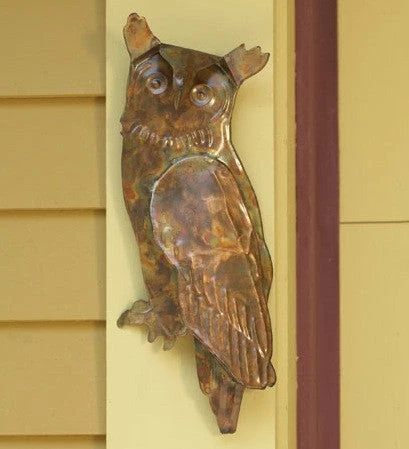 Flamed Owl Wall Decor 1 Flamed Owl Wall Decor
