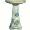 Bluebird Pedestal Birdbath-Locking Top