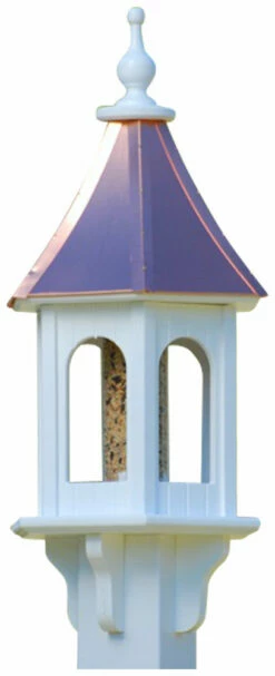 Copper Roof Gazebo Bird Feeder - 28x10 6 Copper Roof Gazebo Bird Feeder - 28x10 -US Poultry Sales Store BF 10 BC