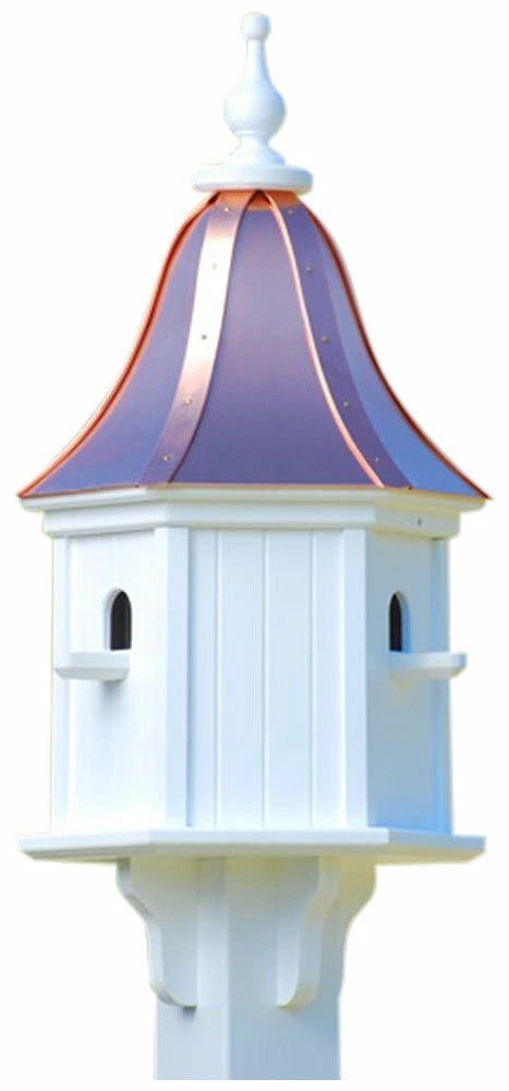 Copper Roof Birdhouse 28x12- 3 Perches 3 Copper Roof Birdhouse 28x12- 3 Perches - Image 3