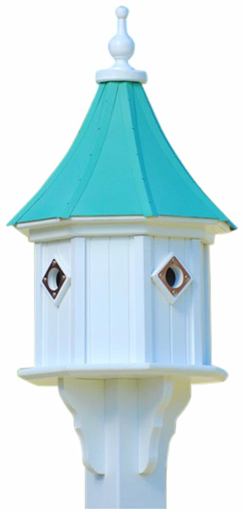 Copper Roof Birdhouse 34x14 Slope- 4 Portals 3 Copper Roof Birdhouse 34x14 Slope- 4 Portals - Image 3
