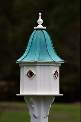 Copper Roof Birdhouse 34x14- 4 Portals 2 Copper Roof Birdhouse 34x14- 4 Portals - Image 2