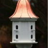 Copper Roof Dovecote Birdhouse 36x14 Ribbon Detail- 8 Perches
