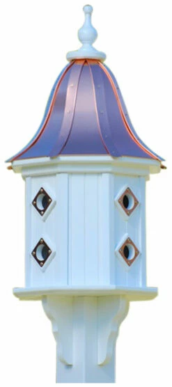 Copper Roof Dovecote Birdhouse 36x14- 8 Portals 7 Copper Roof Dovecote Birdhouse 36x14- 8 Portals -US Poultry Sales Store BH14 8CP BC BELL