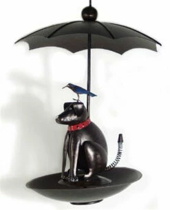 Black Lab Bistro Bird Feeder