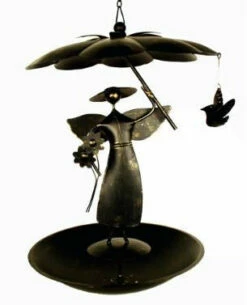 Garden Angel Hanging Bird Feeder
