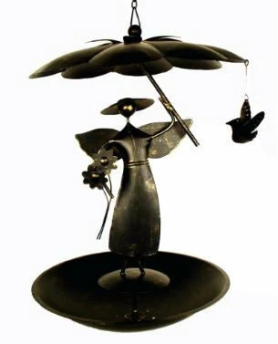 Garden Angel Hanging Bird Feeder 1 Garden Angel Hanging Bird Feeder