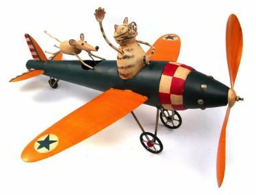 Cat Aviator Whirligig With Pole 1 Cat Aviator Whirligig With Pole