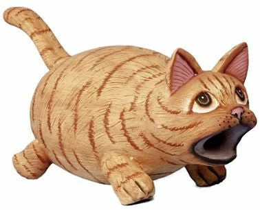 Orange Tabby Fat Cat Wood Birdhouse 1 Orange Tabby Fat Cat Wood Birdhouse