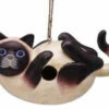 Siamese Cat Wooden Birdhouse