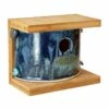 Bamboo & Stoneware Mod Birdhouse