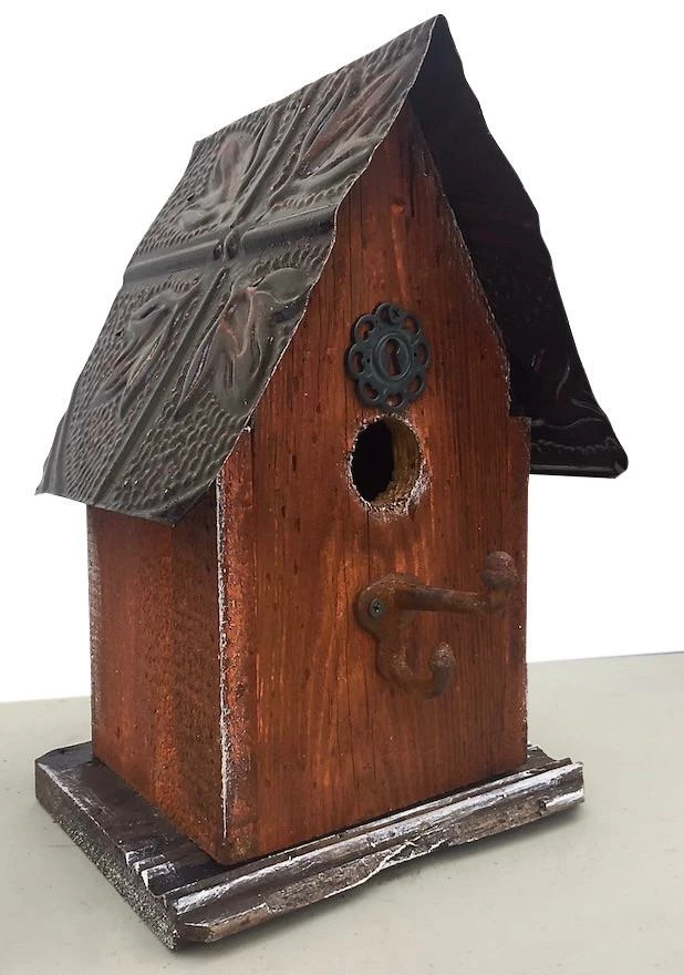 Barn Wood & Tin Rustic Birdhouses 13 Barn Wood & Tin Rustic Birdhouses - Image 13