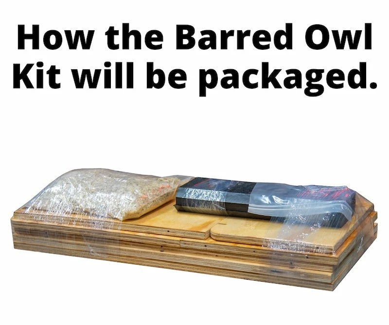 Barred Owl House Assembled Or Kit 3 Barred Owl House Assembled Or Kit - Image 3