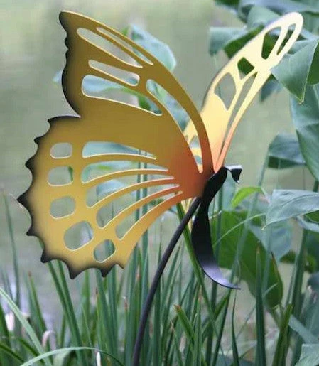 Large Butterfly Garden Stakes Set/3 1 Large Butterfly Garden Stakes Set/3