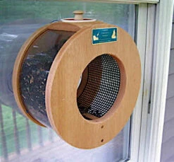 Port Hole Window Bird Feeder