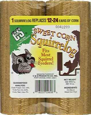 Sweet Corn Squirrel Logs 1 Sweet Corn Squirrel Logs