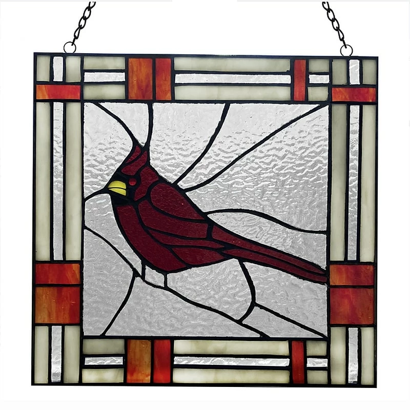 Spring 2024 Alert: Exclusive Cardinal Stained Glass Panel Available at