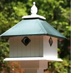 Carriage House-4 Nest Vinyl Birdhouse
