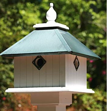 Carriage House-4 Nest Vinyl Birdhouse 1 Carriage House-4 Nest Vinyl Birdhouse