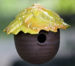 Ceramic Gourd Birdhouse 2 Ceramic Gourd Birdhouse - Image 2