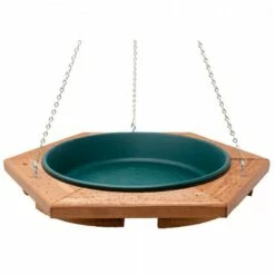 Classic Hanging Wood Bird Bath