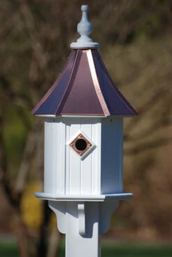 Copper Roof Birdhouse 28x10