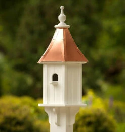 Copper Roof Birdhouse 28x10- 1 Perch