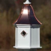 Copper Roof Birdhouse 28x12- 3 Portals
