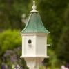 Copper Roof Birdhouse 28x12- 3 Perches