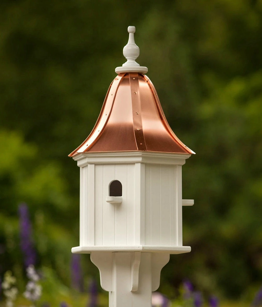 Copper Roof Birdhouse 28x12- 3 Perches 2 Copper Roof Birdhouse 28x12- 3 Perches - Image 2