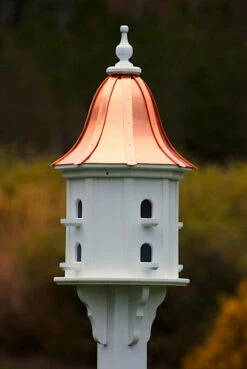 Copper Roof Dovecote Birdhouse 36x14 - 8 Perches