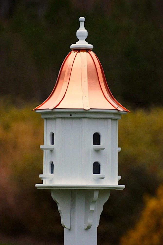 Copper Roof Dovecote Birdhouse 36x14 - 8 Perches 1 Copper Roof Dovecote Birdhouse 36x14 - 8 Perches