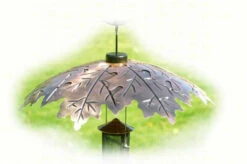 Bird Feeder Weather Guard-Brushed Copper