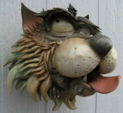 Zany Cat-6 Ceramic Birdhouse