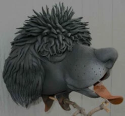 Poodle Ceramic Birdhouse