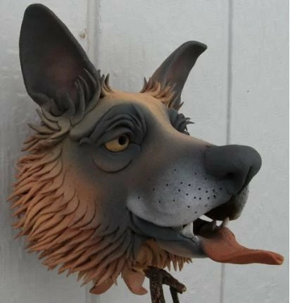 German Shepherd Ceramic Birdhouse 1 German Shepherd Ceramic Birdhouse