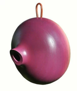 Ellipse Wooden Birdhouse- 3 Colors 5 Ellipse Wooden Birdhouse- 3 Colors -US Poultry Sales Store Ellipse Birdhouse Plum