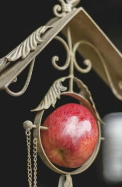 Weathered Scroll Fruit And Suet Feeder