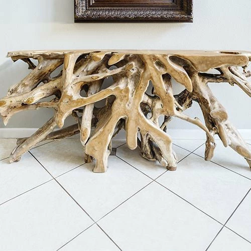 Teak Root Console Table 1 Teak Root Console Table