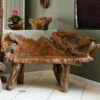 Teak Root Bench