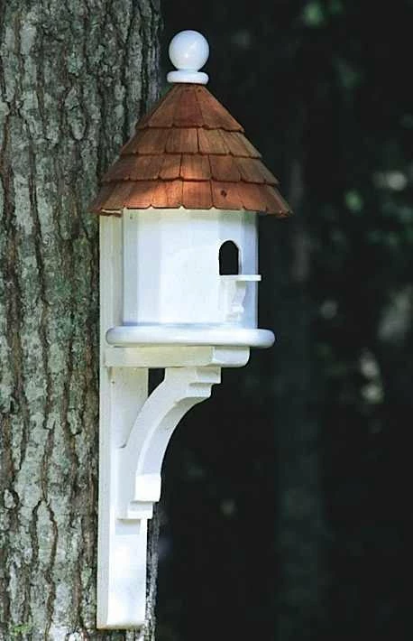 Flush Mount Architectural Birdhouse In Vinyl/PVC 1 Flush Mount Architectural Birdhouse In Vinyl/PVC