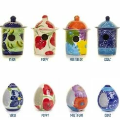 Ceramic Birdhouse And Feeder Gift Set 7 Ceramic Birdhouse And Feeder Gift Set -US Poultry Sales Store Handmade Birdhouse Bird Feeder Gift Set