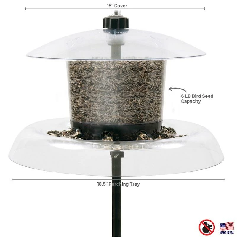 Jagunda Squirrel Proof Bird Feeder With Pole 2 Jagunda Squirrel Proof Bird Feeder With Pole - Image 2