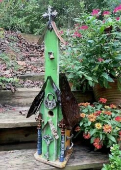 Large Church Birdhouses 7 Large Church Birdhouses -US Poultry Sales Store Large Church Birdhouse Lock Key