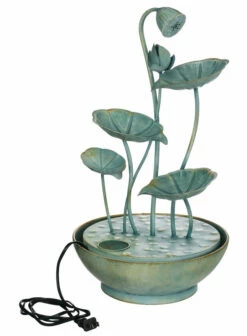 Lily Pad Hummingbird Bath Cascading Fountain 5 Lily Pad Hummingbird Bath Cascading Fountain -US Poultry Sales Store Lily Pad Fountain