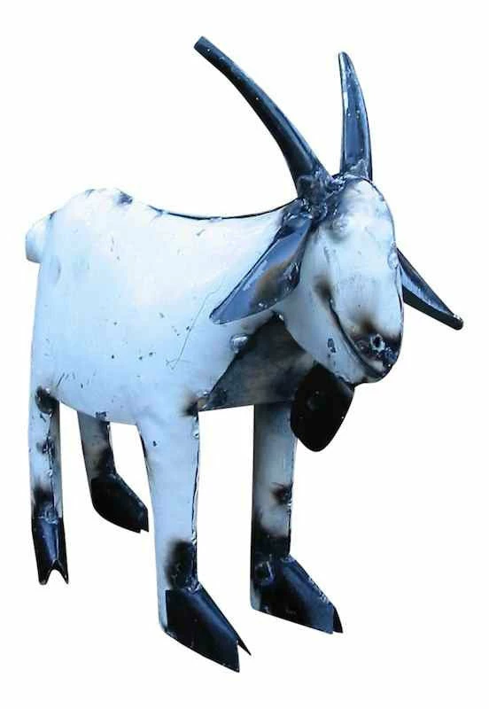 Billy Goat Recycled Yard Art 1 Billy Goat Recycled Yard Art